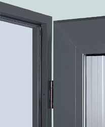 Tubular frame construction Door leaf thickness 40 mm Up to 1250 mm High-grade seals As standard, the AZ 40 is fitted with all-round EPDM glass rebate seals with Softline glazing beads in the leaf