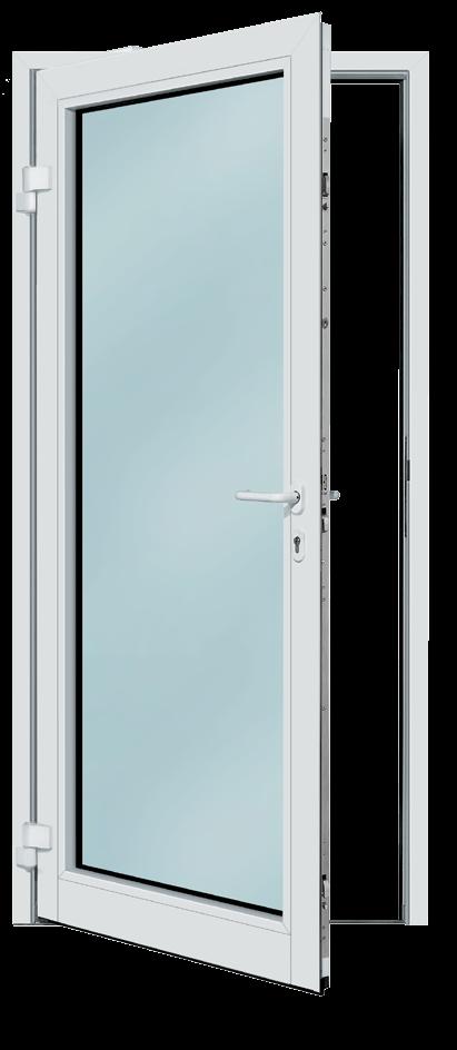 External door TC 80 The fully glazed outside door for light and representative building entrances Single and double-leaf, side elements, transom lights As a