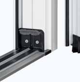 Concealed hinges are also available as an option.