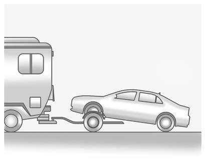 Dinghy Towing (with Manual Transmission) To dinghy tow the vehicle from the front with all four wheels on the ground: 1. Position the vehicle to tow and then secure it to the towing vehicle. 2.
