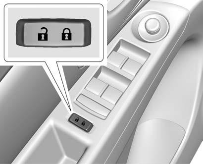 Keys, Doors, and Windows 35 passenger doors. See Remote Keyless Entry (RKE) System Operation 0 26ii. Power Door Locks Q (Lock) : Press to lock the doors. K (Unlock) : Press to unlock the doors.
