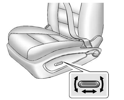 2. Slide the seat to the desired position and release the handle. 3. Try to move the seat back and forth to be sure it is locked in place.