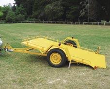 DEAN Single axle tilt bed plant transporting trailer ~ 900 kgs. capacity with a 1.3 tonne A.T.M. ~ Tray sizes 3m x 1.675m or 3m x 2.