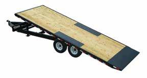 Axles) Length: 16-22 Tilt Angle: 10º Deck Height: 24 Deck Width: 83 GVWR: 9,900-24,000 lbs. Axle: Tandem & Triple (2/3 x 5,200-7,000 lbs.