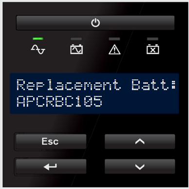 indicator and show the applicable RBC in the About menu