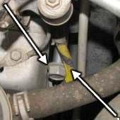 Tighten to 81 lb-ft. Install new cotter pin, tightening ball joint nut as needed to align castle nut with hole. DO NOT LOOSEN BALL JOINT NUT TO INSTALL COTTER PIN!