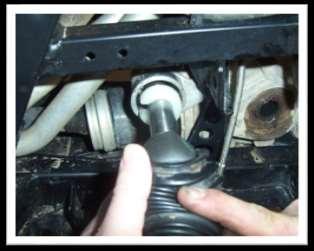 Place the steering stop (10U) clip between the