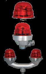 L-810 LED RTO Series Red Obstruction Light AVIATION/OBSTRUCTION LIGHTS - 9.3 COMPLIANCES FAA AC 150/5345-43F FAA Engineering Brief No. 67 ICAO Annex 14, 4th Ed.