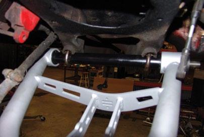 Installing Upper and Lower Control Arm 8. 8. The lower control arm is installed using the factory U-bolts and nuts.