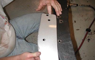 Use the 5/8 holes to locate the template of the frame. Note: We have see trucks with only (1) 5/8 hole.