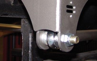 The shock mount will point towards the center of the vehicle. The Panhard mount is on the Passenger StrongArm. 16.