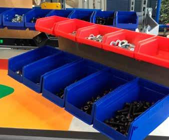 Storage handling The PPS System 2000 makes storing, finding, and picking faster and easier with a wide range of products. Bin s and tray s wheels make handling efficient and smooth.