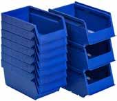 E Combine bins and trays with different widths The System 2000 is adapted to existing standard shelves and racks with 1.000 mm width.