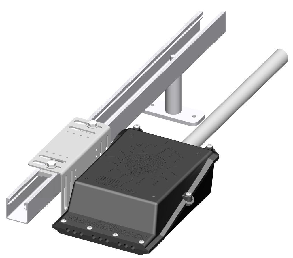The unique wire entry seals the enclosure even if entry slots are unused. Wire transitions can easily be accomplished with any code compliant wiring components including butt splices, wire nuts (Fig.