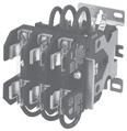 .2 Contactors Product Selection Optional Three-Pole Fuse Block Available only on three-pole, 15 50A contactors Designed to save space and reduce installation costs, these three-pole fuse blocks will