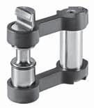 force with the smallest clamp element dimension with nut, lubricated with screw compound 6339.