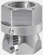 Quick-action clamping nut with collar No. 6331S Quick-action clamping nut with collar Forged, hardened, strength class 10.