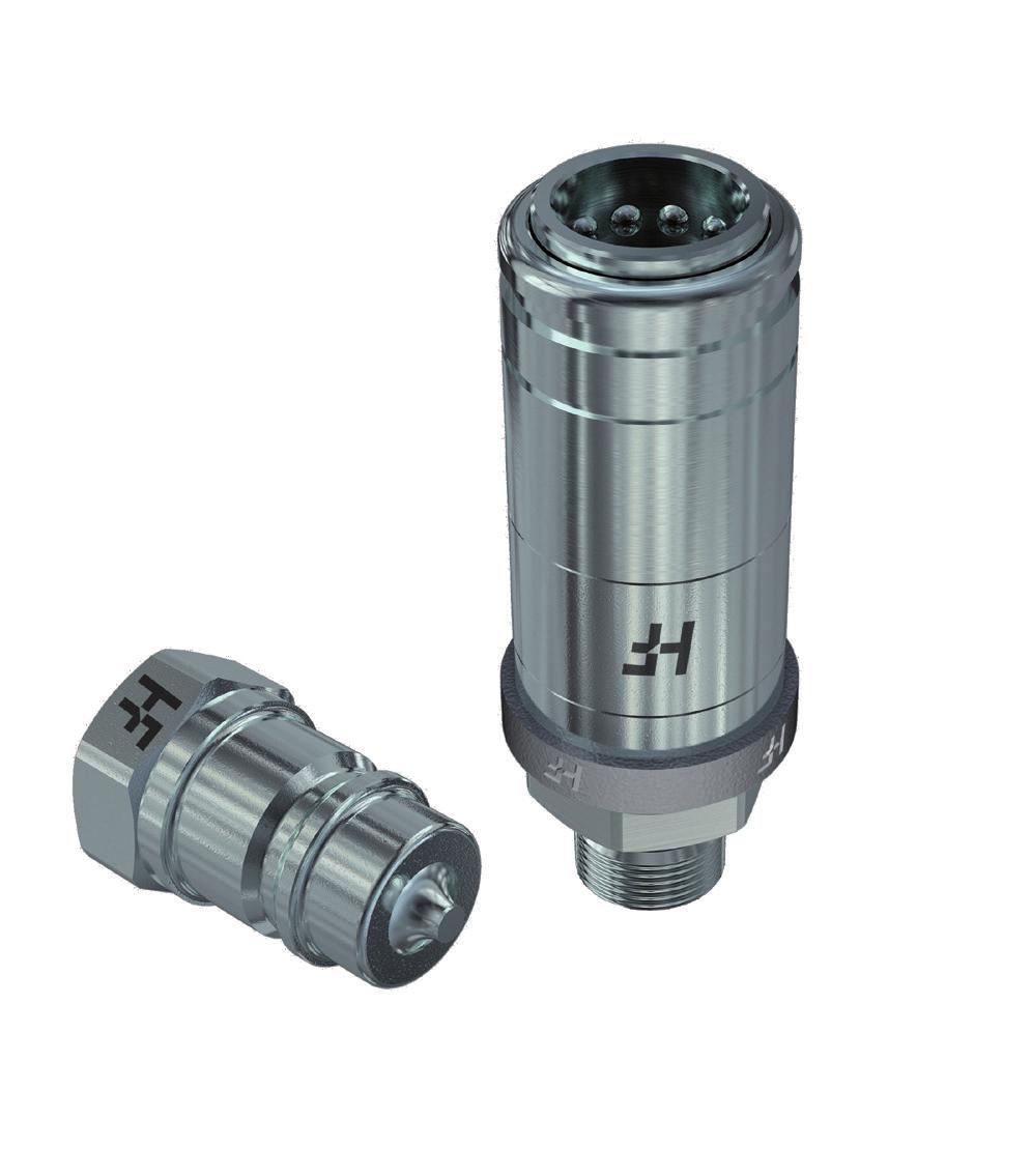 ID 12 4SRHF Male and female Push-Pull couplings for agriculture