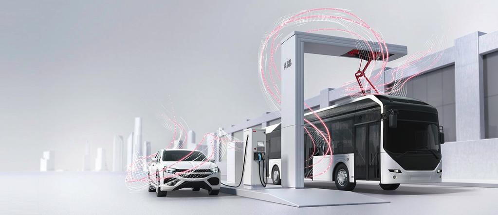 A single 150 kw charger charges up to 3 buses reducing the total charge load from 450 kw to 150 kw.