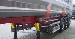 The frame of the trailer is offset, so that the vehicle and the loading height are lower and so have a