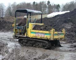Tracked 3 tonne Dumper Ammann Yanmar C30 Compact dumpers to carry material and earth, on all kinds of terrain.