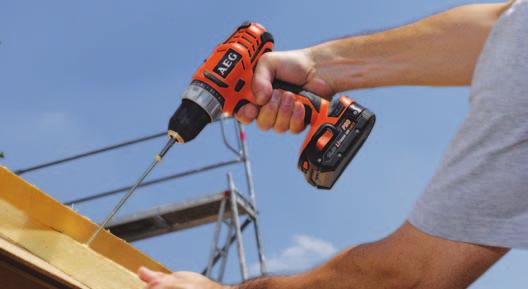POWER EQUIPMENT Professional Power Tools and Accessories The AEG power tools brand