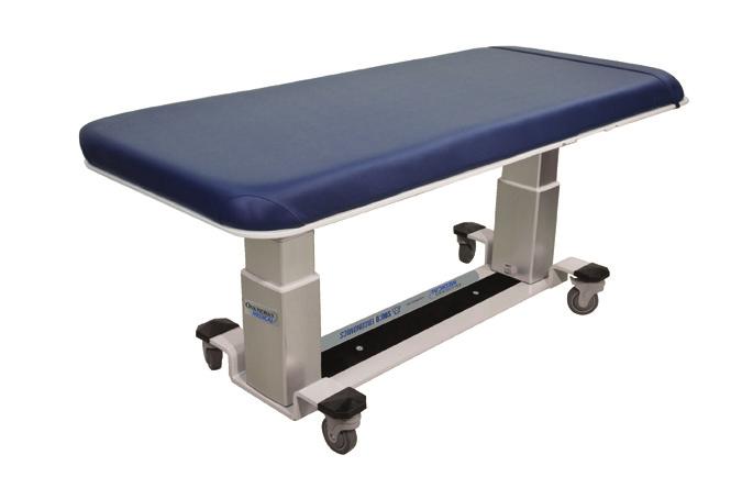 Casters Warranty: 3 years parts, 2 years labor General Table with Fowler { BUILD -A- BED Top: 27 (69cm) or 30 (76cm) wide x 72 (183cm) long Electric Height Range: 22-38 (56-97cm) Electric