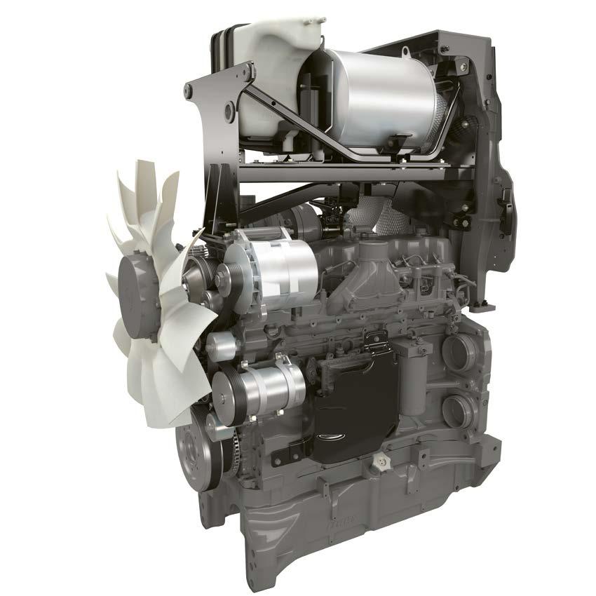 Performance packaged. Engine Strong at heart. A 6-cylinder, 6.7 litre FPT (Fiat Powertrain Technologies) NEF 6 engine gets to work under a one-piece bonnet.