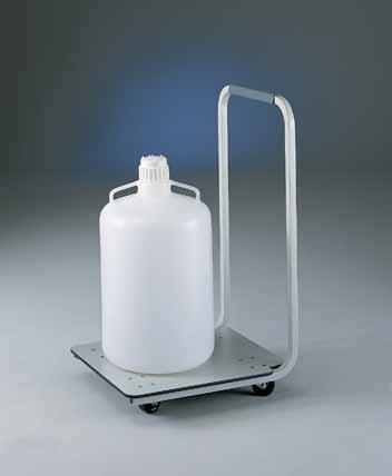Shipping weight 40 lbs. (18 kg). #8052500 Carboy Caddy Catalog #8000300. Safe way to move large carboys or cartons. Helps eliminate heavy lifting and back strain.