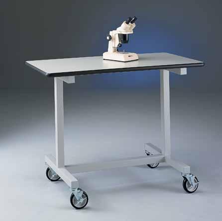 S t r o n g Labconco Carts support heavy loads. Carts hold up to 400 pounds; Benches up to 540. Mobile Bench Catalog #8060000. Heavy duty auxiliary bench may be transported from lab to lab.