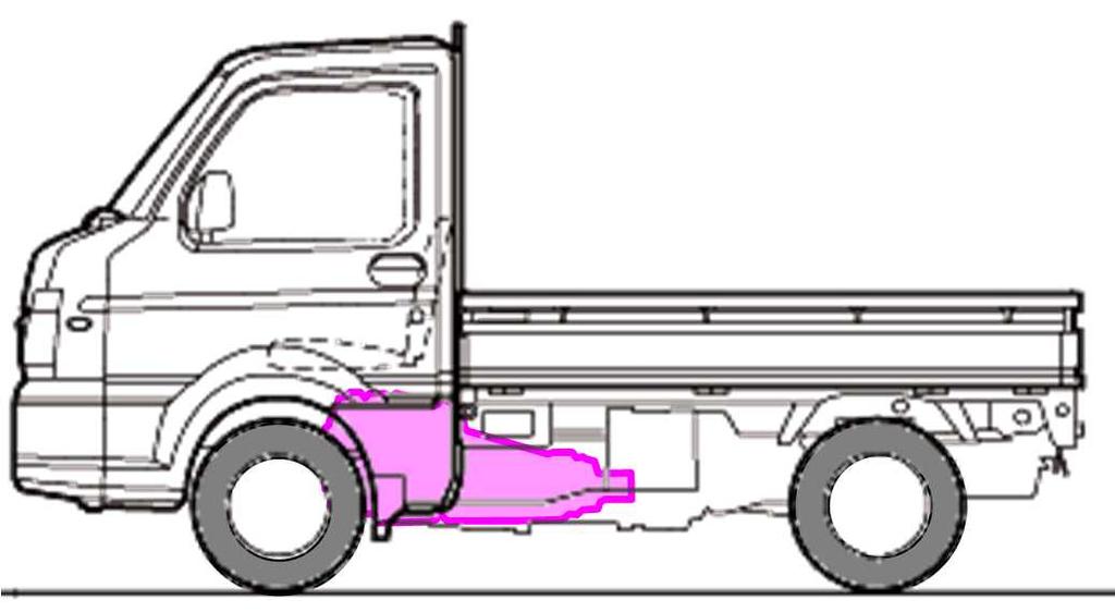 13 6. Characteristics of Flat Front Light N1 Vehicles In Flat Front type vehicles, differently from Front Engine type vehicles, the engine and front tyre are located below the occupant to ensure