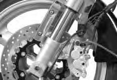 The presence of air is indicated by sponginess of the brake lever and also by lack of braking force.