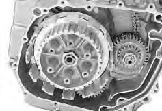 3-45 ENGINE PRIMARY DRIVEN GEAR NOTE Apply the engine oil to the inside face of primary driven gear bearing.