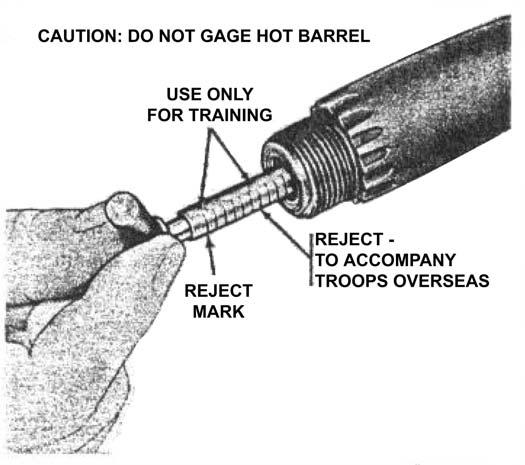 barrel assembly with gun barrel reflector.