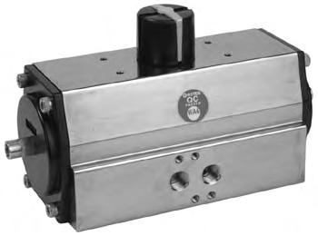 Rotary Actuator Corrosion Protection Options Body Hard Anodized Aluminum: Standard Special Aluminum alloy (6351T6) used as a base metal Hard anodizing of aluminum results in better corrosion