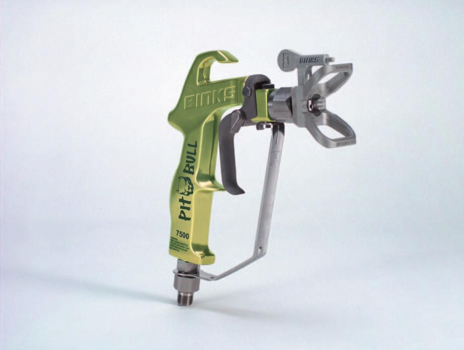 / - NPS fluid inlet Contractor tested Flat-out, the best airless spray gun I ve used in my years of