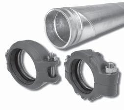 flange 8 End caps 9 Welding rings, untreated 9 Alvenius gate valves 9 Type Victaulic - ISO standard Up to 80 bar Hot-dip galvanized or thermo-plastic coated Pipes 10-11 Quick