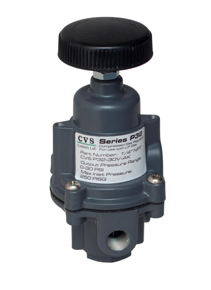 INSTRUCTION MANUAL CVS P32 LP Gas Reducing Regulator The CVS Controls P32 Regulator is a non-relieving, pressure reducing regulator suitable for use in lower flow, LP gas applications (Natural Gas