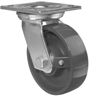 Optional Accessories: Wheel Brakes (-FB) Wheel Bearing Seals Sealed Swivel Assembly Delrin Bearings (most wheels)