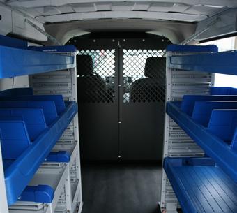 by SmartSpace is your innovative, modular cargo management system that offers a variety of shelves, drawers, and accessories that slide into upright panels for infinite storage possibilities.