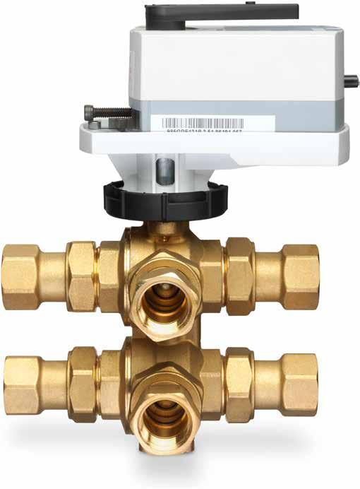 Six-Way Valve Body Features The special design of our Six-Way Ball Valves and Actuators allows changeover and control of hot and chilled water when a four-pipe system is used, reducing complexity in