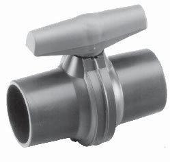 7 4..8 5 7 5 77.4 5.5.0 4.00 5.7.8 H imensions and for Type 54 Single Union Ball Valve PVC with STM solvent cement socket psi/ bar Inch wt.