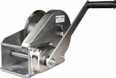 CARBON STEEL & STAINLESS STEEL BRAKE WINCHES Features: All-steel construction Compact design Ergonomic handle Multiple frame mounting positions Fully-enclosed gearing Solid machined gears Performance