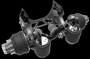 Lighter than the competition, this suspension offers drivers extreme articulation and constant ground contact for all wheels to maximize
