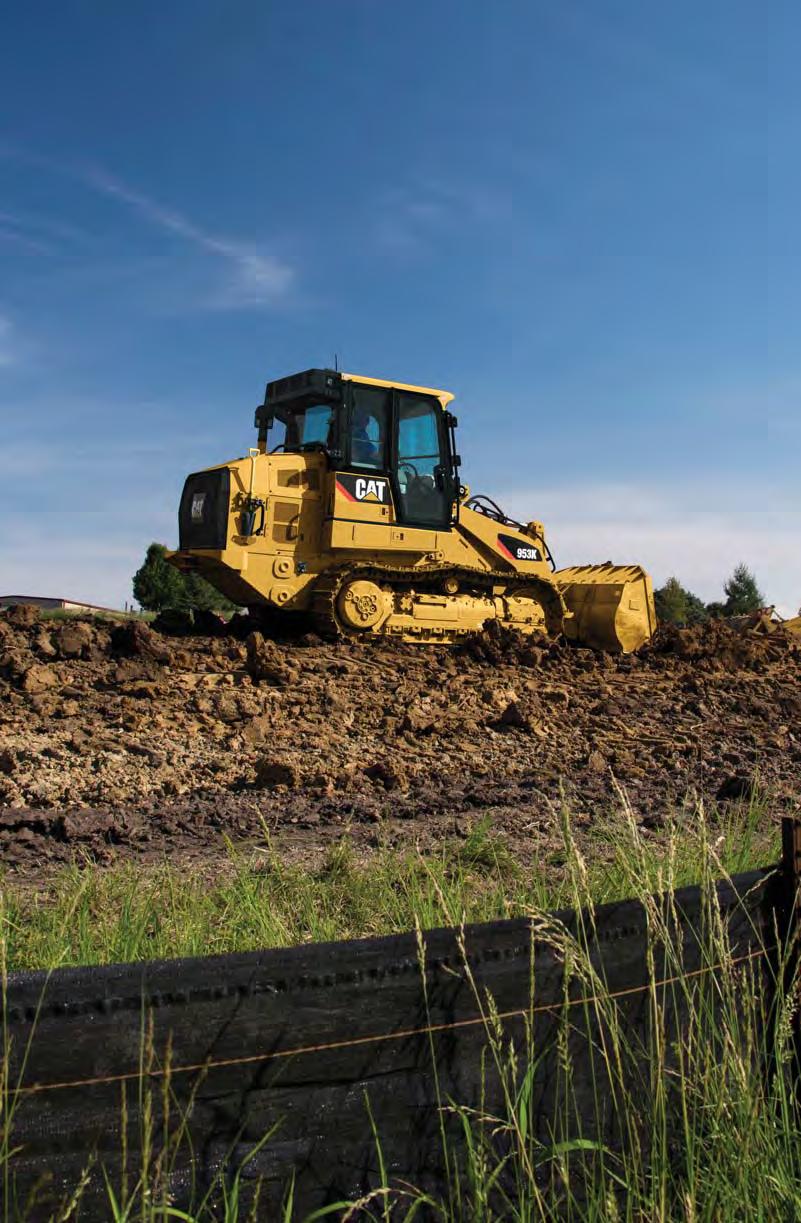 953K Features Fuel Efficiency A more fuel efficient Cat C7.1 ACERT engine and Eco Mode combine to give you a 10-30 percent reduction in fuel use.