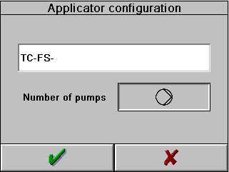 20 Selecting Number of Pumps Number of pumps: Set the number of