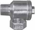 Ford Single Check Valves On services where an approved backflow preventer is not desired or required, a Ford Single Check Valve may be installed.