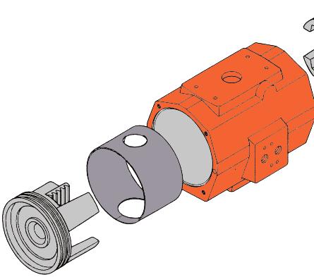 The D-Series actuators are compact and lightweight, making them very suitable for installation within areas of tight piping connections.