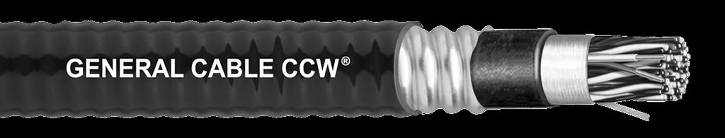 CCW Armored Instrumentation, Pairs/Triads, Overall Shield UL Type MC-HL, PVC/Nylon, 600 V, 90 C, Cable Tray Use, Sunlight-Resistant, Direct Burial UL Marine Shipboard Cable, ABS CWCMC SPEC 9325