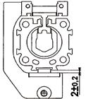 Remove the screws (7 + 8) with their washers (5) and take the brake housing (1) off the cylinder piston (15).
